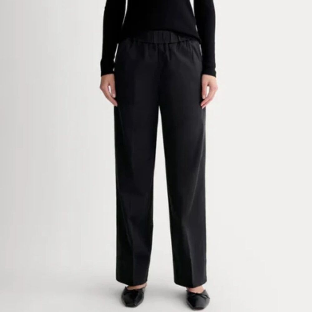Everlane Organic Cotton Straight Leg Pull On Easy Pants XS